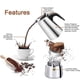 thumbnail image 2 of Cafetera Italiana XCF 12 tazas en acero Inoxidable Compatible con todo Tipo de Calor, 2 of 4