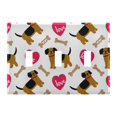 thumbnail image 2 of Dailycode Light Switch Plate Covers 2 Gang Wall Plate Plastics Outlet Covers for Kitchen Home Office Decor Dog Bones Love Heart, 2 of 8