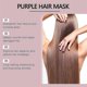 thumbnail image 3 of Purple Hair Mask&Shampoo Professional Neutralizes Brass Yellow Tones For Blonde Silver Gray Highlighted Hair, 3 of 5