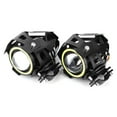 thumbnail image 1 of 2 uds 12V 30W 3000lm U7 LED Ojos de Ángel foco luz blanca IP68 faro de motocicleta con interruptor, 1 of 12