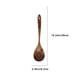 thumbnail image 3 of pstuiky Espátula antiadherente para sartén espátula de madera para cocinar teca para mezclar ensaladas cuchara de madera para cocinar utensilios de cocina de madera maciza, 3 of 6
