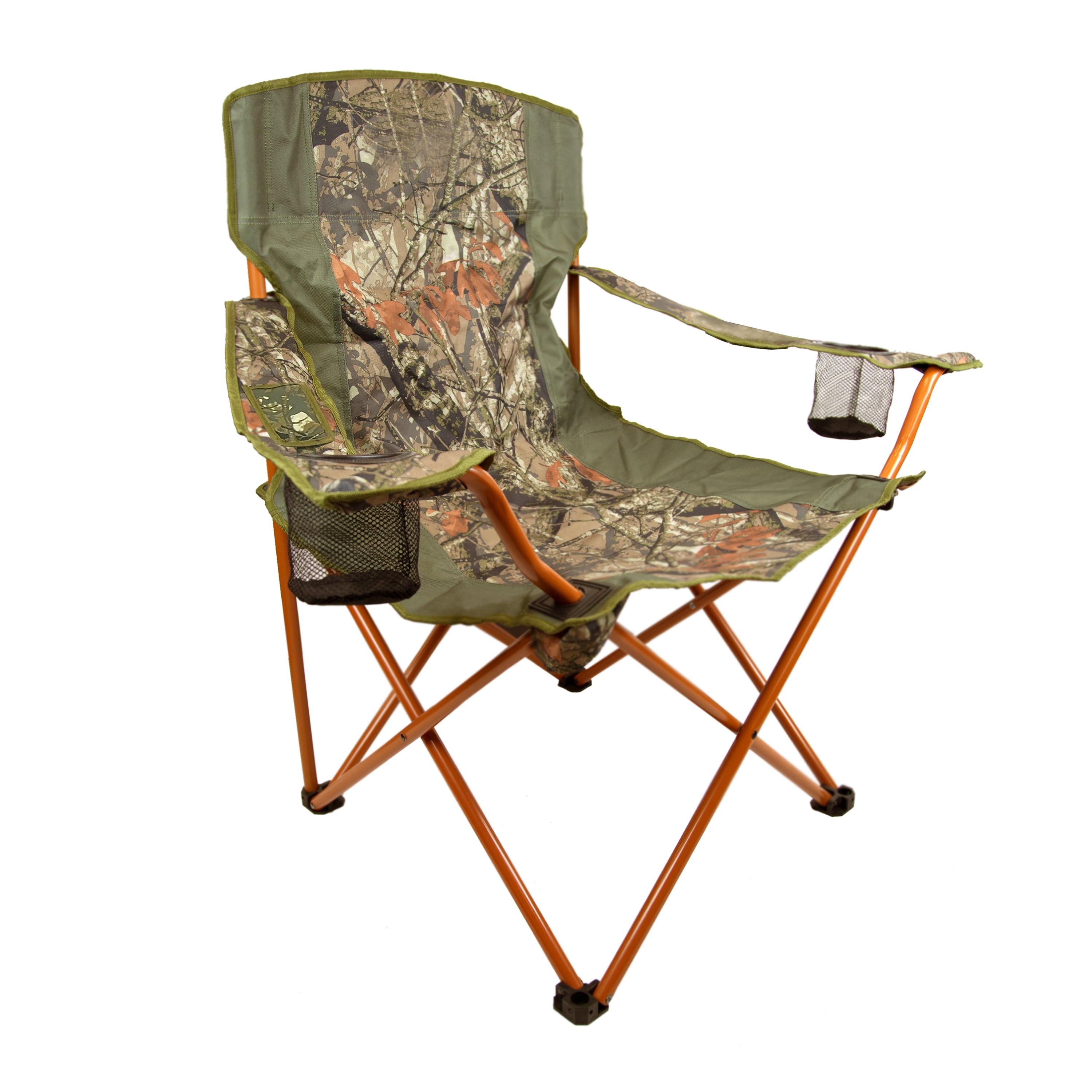 Hard Arm Camo Chair for Outdoor 26.20" W × 25.50" D × 38.20" H Dimensions New 