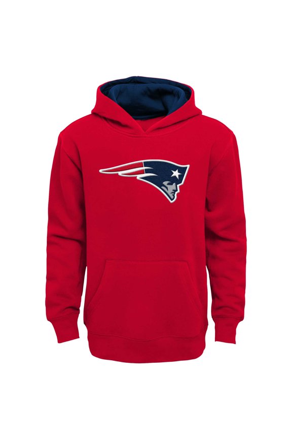 Youth Red New England Patriots Prime Pullover Hoodie