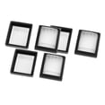 thumbnail image 1 of Unique Bargains 6 Pcs Capuchon Rectangulaire en Silicone Noir Transparent Étanche pour Interrupteur à Bascule, 1 of 2