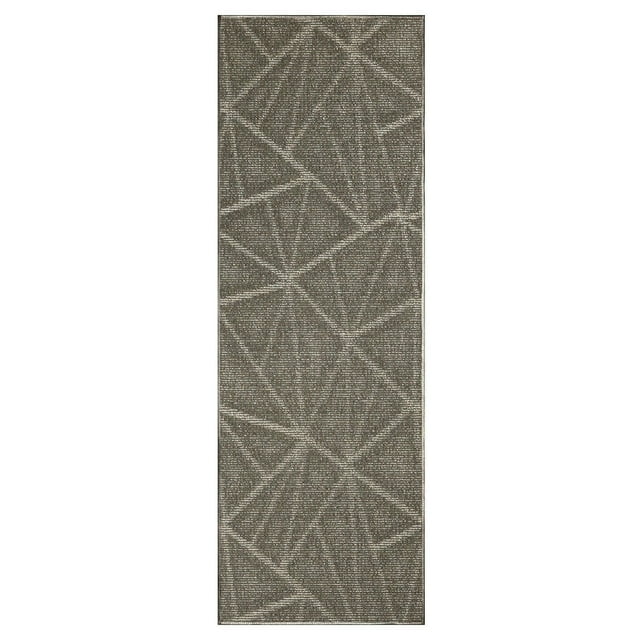 Furnish My Place Modern Indoor/Outdoor Commercial Solid Color Rug - Neutral, 2' x 46', Runner, Pet and Kids Friendly Rug. Made in USA, Area Rugs Great for Kids, Pets, Event, Wedding