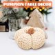 thumbnail image 5 of Decoración de mesa de calabaza artificial Decoración de calabaza Cabeza de algodón Arrestación de calabaza tejida, 5 of 8