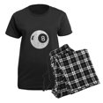 thumbnail image 5 of CafePress - 8Ball V W Women's Dark Pajamas - Women's Short Sleeve Print T-Shirt and Pants Dark Cotton Pajama Set, 5 of 7