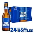 thumbnail image 3 of Bud Light Beer, 24 Pack Beer, 12 fl oz Glass Bottles, 4.2% ABV, American Lager, 3 of 9