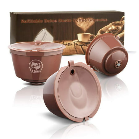 3 Cups/Pack Refillable Dolce Gusto Coffee Capsule Refilling More Than100 Times Reusable Dolce Gusto Coffee Capsule