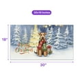 thumbnail image 5 of Merry Christmas Airedale Terrier Snowy Winter with Gifts Tree Decorations Doormat Dale Waterside Dog Lover Indoor Outdoor Welcome Mat - 12020, 5 of 5