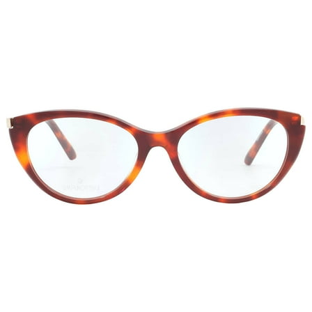 Swarovski SK5413 052 Women's Dark Havana Cat Eye Frame Eyeglasses
