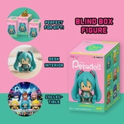 Hamee RE-MENT Hatsune Miku Blind Box Figure for Birthday Gift, Party Favor, Collectible Toy (HATSUNE MIKU petadoll) – 1 Pc. Mystery Box