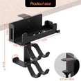 thumbnail image 7 of Desk Mount for Switch, 360° Rotating Holder for Nintendo Switch OLED with Adjustable Headset Hanger Controller Stand - Clamp On Desk Organizer Switch Brackets Kit, 7 of 7