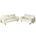 thumbnail image 2 of Uspridefurniture Darby 2 Piece Faux Leather Foam Living Room Set, sofa & loveseat, 2 of 6