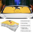 thumbnail image 5 of Windshield Sun Shade Foldable Car Front Window Sunshade For Car Suv Trucks Vans - Best Heat Shield Blocker Visor Cover Blocks Uv Rays And Keeps Your Vehicle Cool-Small, 5 of 5
