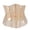 Beige, variant on Women Medium Length Fishbone Strap Waist Closure Thin Waistband Shaping Bodysuit Cincher Girdle Slimmer Underwear