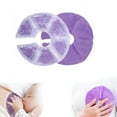 thumbnail image 2 of Breast Care Clearance, Bradem Breast Ice Pack 2 Pack Hot Cold Breastfeeding Gel Pads for Breastfeeding After Breast for Reusable Freezable Microwavab, Breast Pads*1 Pair Clearance Sale! Purple, 2 of 7