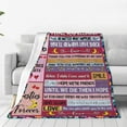 thumbnail image 4 of Nanen to My Bestie Throw Blanket Best Friend Blanket Gifts for Bestie Girls Women Friends BFF Graduation Birthday Friendship Gifts Throw Blankets for Bed Sofa Couch Travel 60"X80", 4 of 6