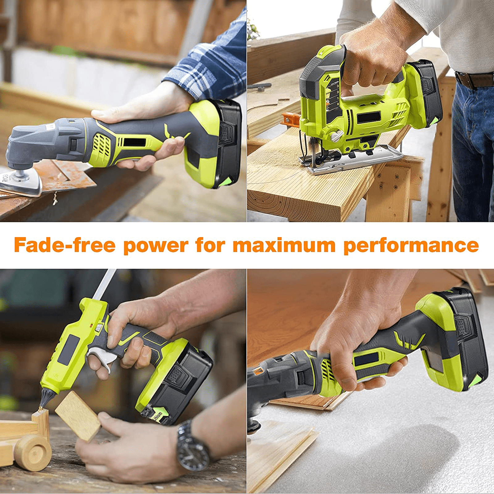 8000mAh P108 Li-ion Battery Compatible with Ryobi 18V Battery for P100 P102 P103 P104 P105 P107 P109 P190 Cordless Tool Battery