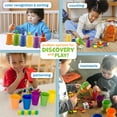 thumbnail image 4 of Skoolzy Rainbow Counting Bears with Matching Cups, Stacking, Sorting, Math & Counting Toy, 71 Piece Set, 4 of 7