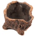 thumbnail image 2 of Concrete Planter Faux Wood Flowerpot Cement Flower Planter Cement Planter Cement Craft, 2 of 4