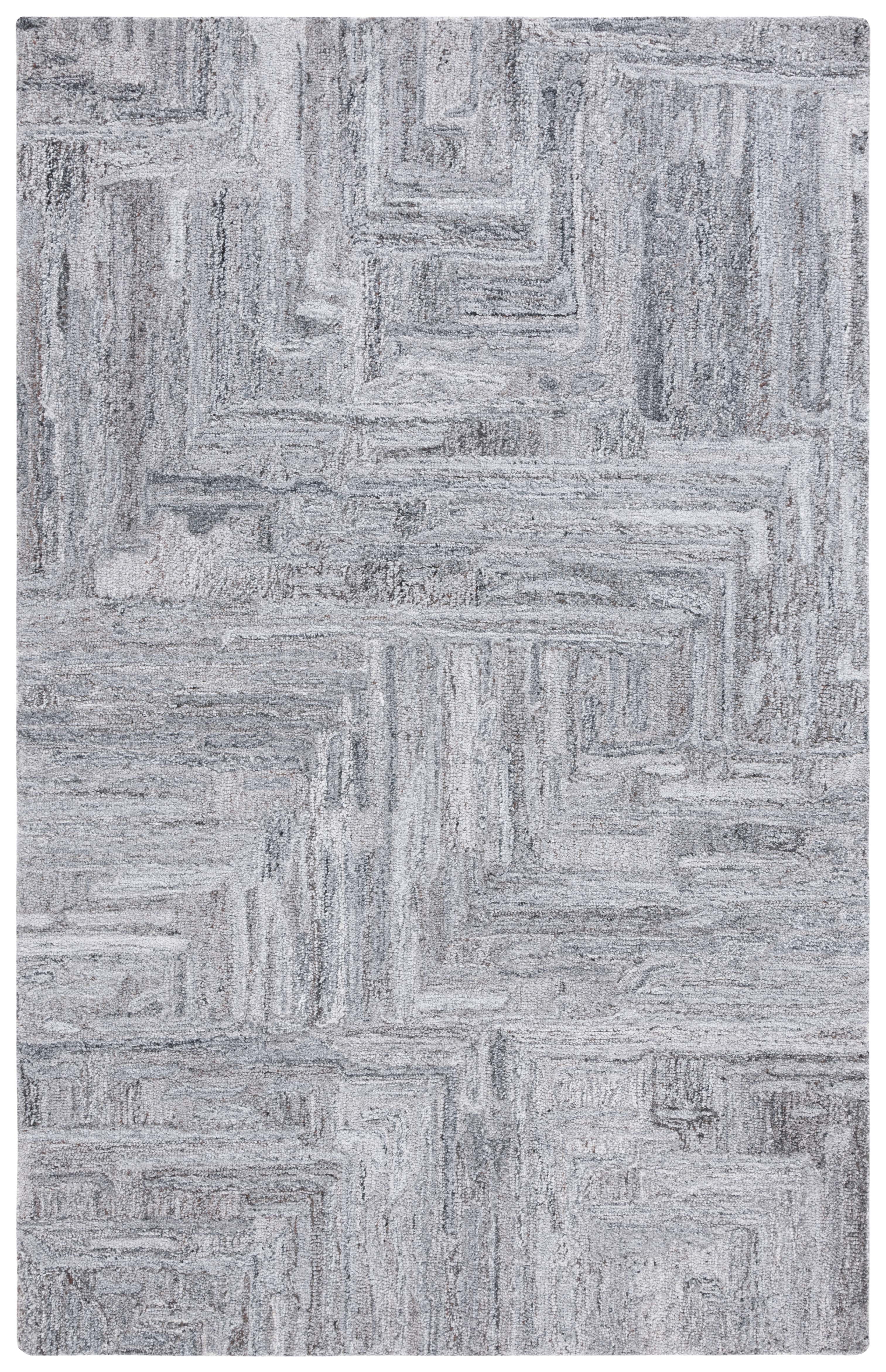 SAFAVIEH Abstract Madeline Geometric Area Rug, Gray, 5' x 8'