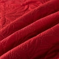 thumbnail image 5 of JML 3 Pieces King Quilt Set, Soft Lightweight Microfiber Bedspread,1 Quilt 2 Shams, Burgundy, 5 of 6