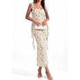 thumbnail image 4 of PRETTYGARDEN Women's Spring Wedding Guest Dress Summer Formal Sleeveless Elegant Floral Lace Cocktail Maxi Long Dresses, 4 of 10