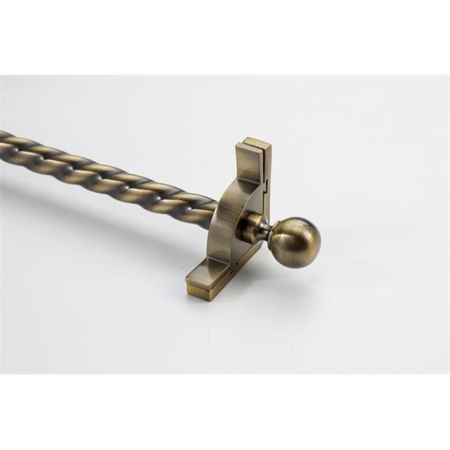 Stair Rods Set Zoroufy 01633-03690 120 in. Dynasty Roped Tubular Stair Rod Set with ...