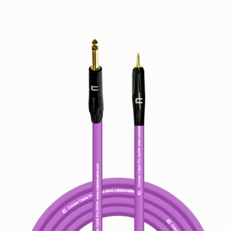 Coluber Cable 1/4" TS Male to 3.5 TS Male - Pro 3-Pin Microphone Connector