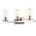 thumbnail image 6 of C Cattleya 3-Light Vanity Light with Clear Glass Shades Oil-rubbed Bronze Bronze Oil Rubbed, 6 of 6