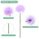 thumbnail image 2 of Uxcell 6 paquetes de flores de bola de crisantemo artificial de 11 pulgadas, ramos de crisantemo de seda para el hogar púrpura claro, 2 of 6