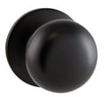 thumbnail image 3 of Design House Cambridge 2-Way Latch Interior Passage Door Knob, Matte Black, 3 of 7