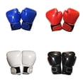 thumbnail image 3 of Youkk Gants Boxe Kid Poing Texture Gants Anti-Glisse Relâcher Callosités Absorber Sweat Protector Formation Punching pour Rouge, 3 of 6