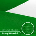 thumbnail image 5 of G128 - Nigeria Nigerian Flag 3x5 ft Printed Brass Grommets 150D Quality Polyester Flag Indoor/Outdoor - Much Thicker and More Durable than 100D and 75D Polyester, 5 of 6