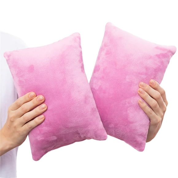1 MIDDLE ONE 2 Pack Petit Oreiller en Mousse à Mémoire de Forme Mini Oreiller 11 X 7 Pouces pour Voyage Sieste et Soutien Lombaire Genou Petit Coussin pour Chiens (Violet)