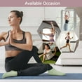 thumbnail image 5 of 4 Pairs Women’s Mesh Yoga & Non-Slip Socks – Thin Breathable Grip Socks for Home, Pilates & Daily Wear, 5 of 9
