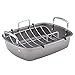 thumbnail image 3 of Circulon Nonstick Roasting Pan / Roaster with Rack - 17 Inch x 13 Inch, Gray, 3 of 4