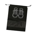 thumbnail image 2 of Bolsa de Zapatos de Viaje Bolsas de Lavandería con Cordón No Tejido Bolsa de Accesorios para Zapatos Ligera para Clase de Yoga, Correr, Bailar, Ejerci Negro 32x44cm Macarena Bolsa con cordón, 2 of 8