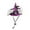 Dark Purple, variant on Nnndbs Halloween Pet Witch Hat for Cats and Small Dogs, Adjustable Witch Hat with Bell and Star Decor, Cute Pet Costume Headwear for Halloween Party