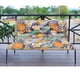 thumbnail image 3 of Cojín de columpio impermeable, cojín de asiento con patrón, cojín de banco de muebles de patio, con respaldo para salón, muebles, jardín de porche al 150cmx100cmx10cm B, 3 of 4