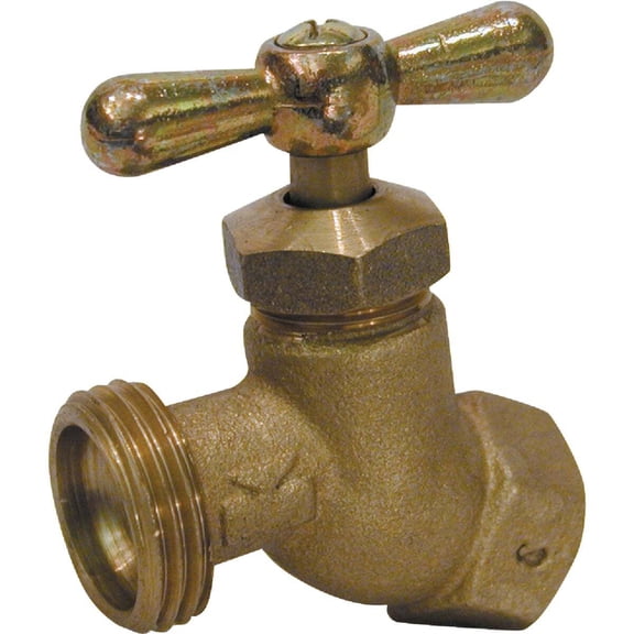 Mueller Industries 102-404 3/4" FIP HOSE VALVE, 3/4-Inch