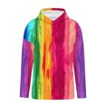 thumbnail image 4 of Womens Hooded Sweatshirts, Hoodies for Women Fall Fashion Loose Fit Ombre Tie Dye Long Sleeve Pullover with Pockets S-2XL, 4 of 5