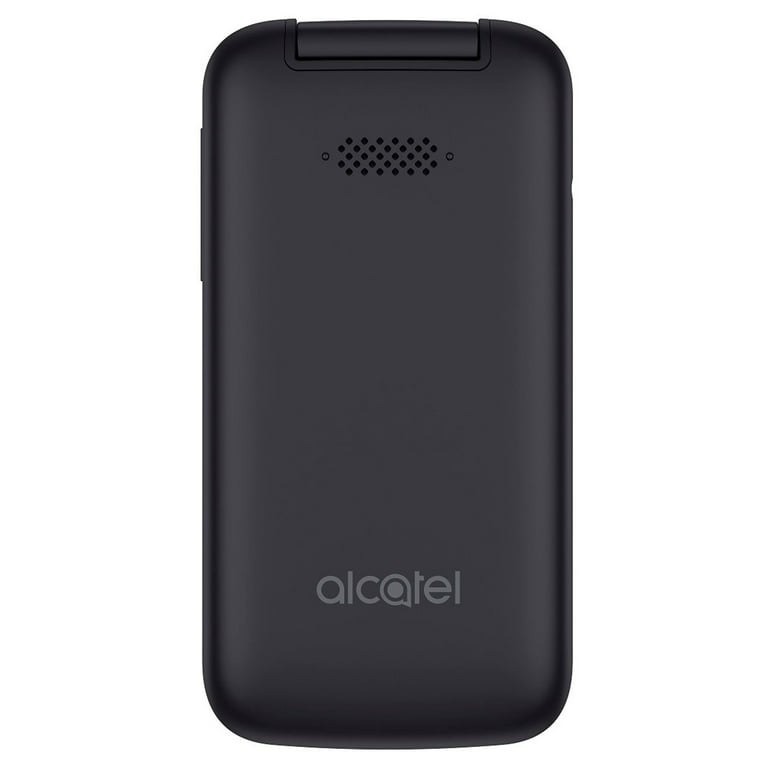 AT&T Alcatel, 4GB, Black - Prepaid SmartFlip Phone 