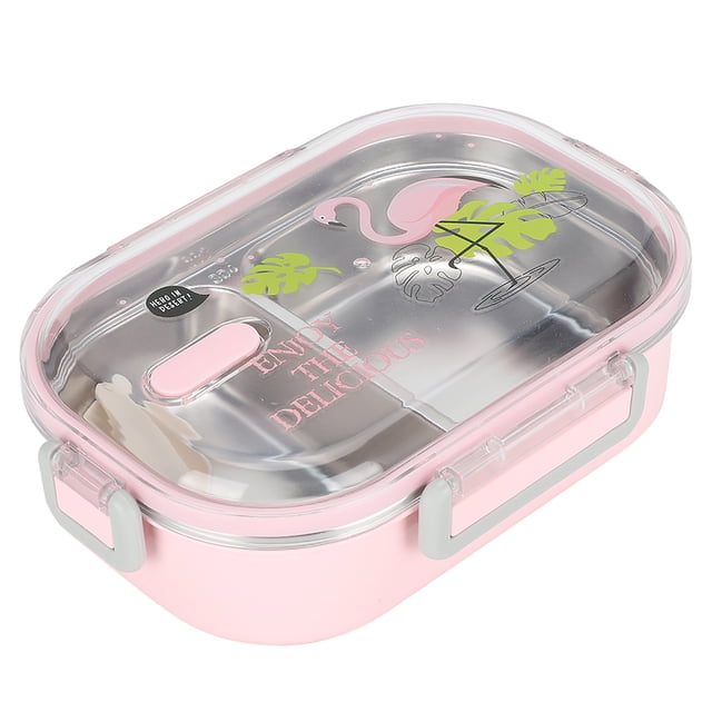 Stainless Steel Leakproof Bento Box Portable Lunch Box for Students Kids
