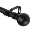 thumbnail image 3 of 1" Dia Adjustable 28"-48" Curtain Rod with Amirah Finials - Black,(100-01-282), 3 of 3