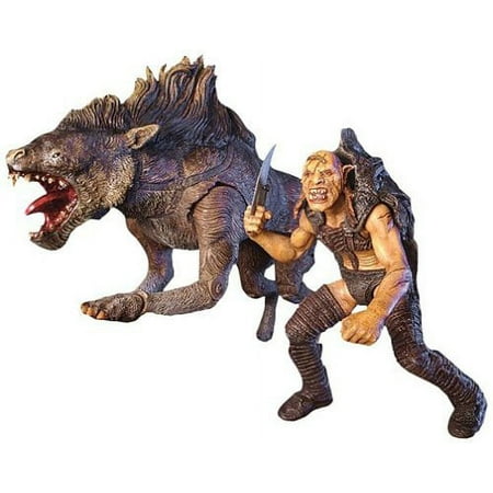 Lord of the Rings The Two Towers Sharku with Warg Beast Deluxe Beast & Rider Set