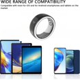 thumbnail image 4 of ZOUSSIQI Smart Ring, Fingertip Bluetooth Remote Control, Remote Control APP Kindle Page Turner, Scrolling Rings Rechargeable Camera Remote for Phones Tablets (Size 20, 69mm / CA919-21331, 4 of 9