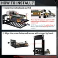 thumbnail image 2 of GeeekPi 10 Inch 2U Rack Mount for Raspberry Pi 5, with 4PCS PCIe to M.2 NVMe SSD Adapters, Compatible with DeskPi RackMate T1/T0/T2/T0 Plus/T1 Plus/T, 2 of 9