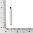 thumbnail image 3 of 10pc Non-Tarnish 304 Stainless Steel Polished Pendant Bar Stainless Steel Color 35x4x4mm Hole: 3mm, 3 of 3